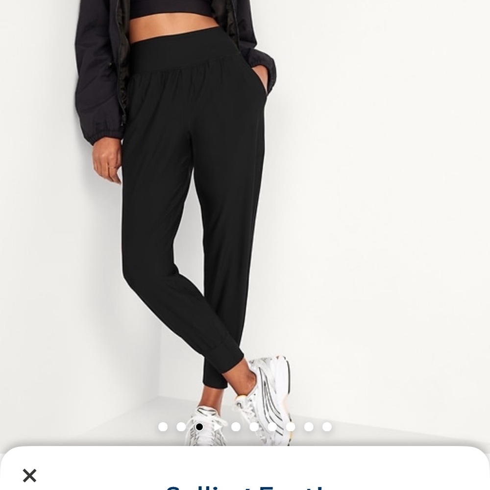 Old Navy Active Powersoft High-Rise Joggers — Size L (NWT) - Dark Grey